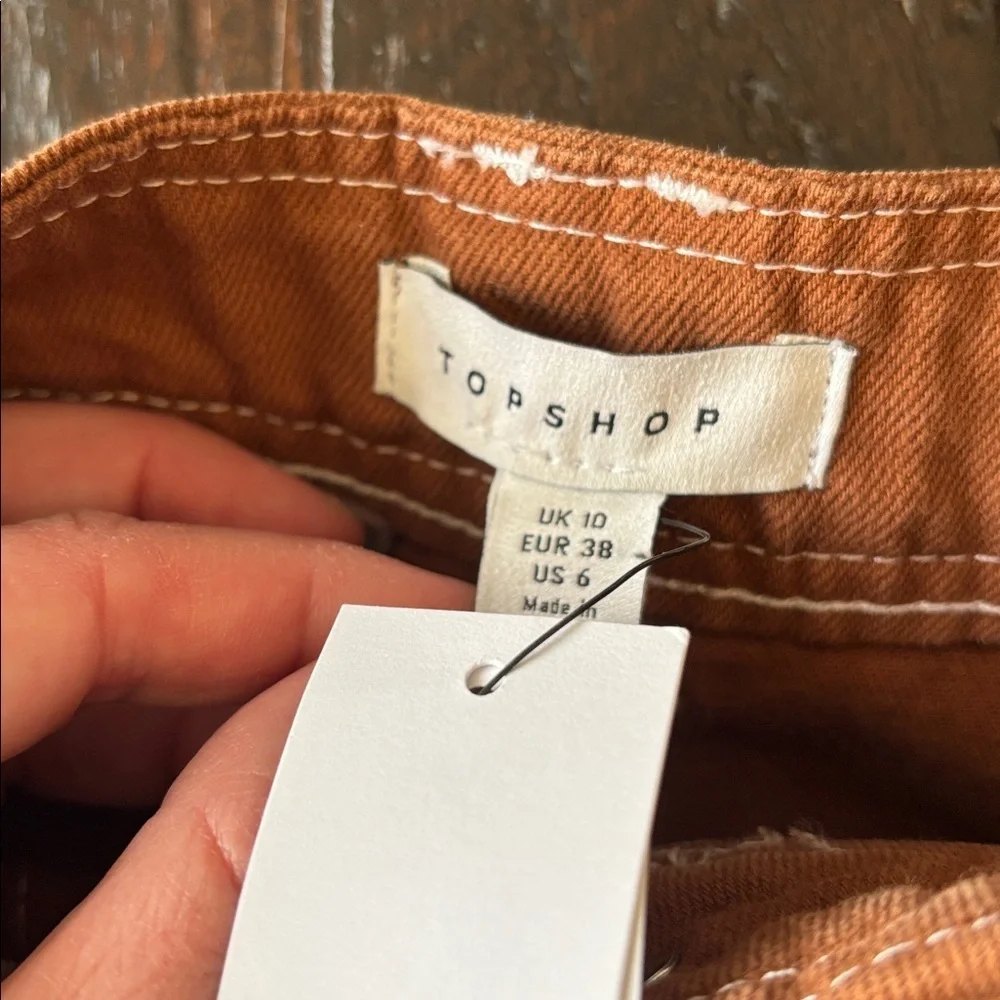 BNWT top shop denim skirt - Picture 2 of 5
